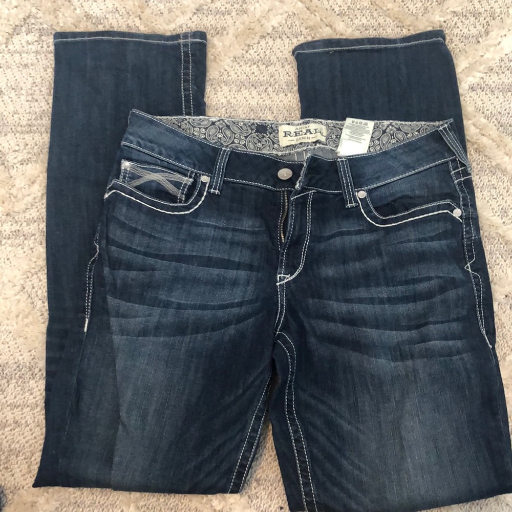 Ariat bootcut denim jeans long in length